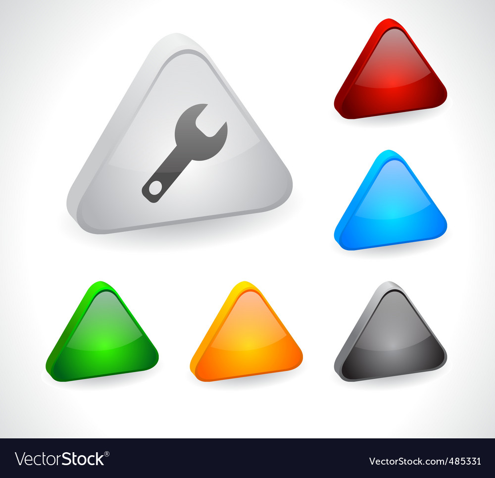 Color 3d buttons for web
