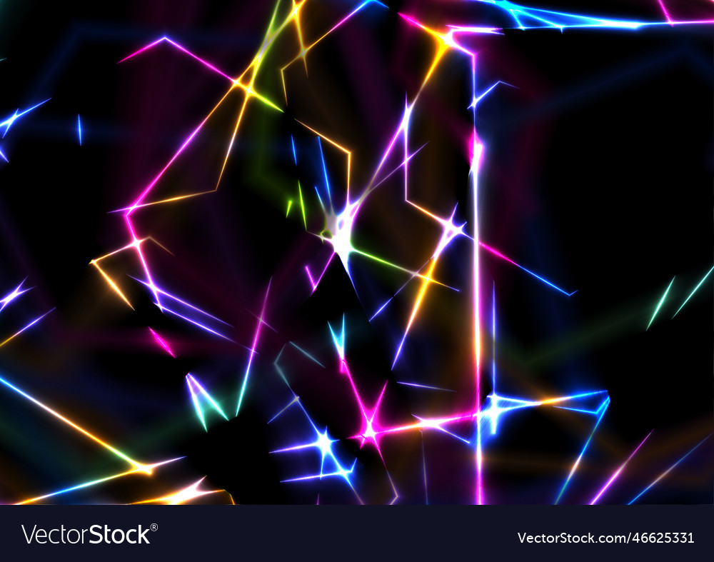 Colorful glowing neon laser lines abstract