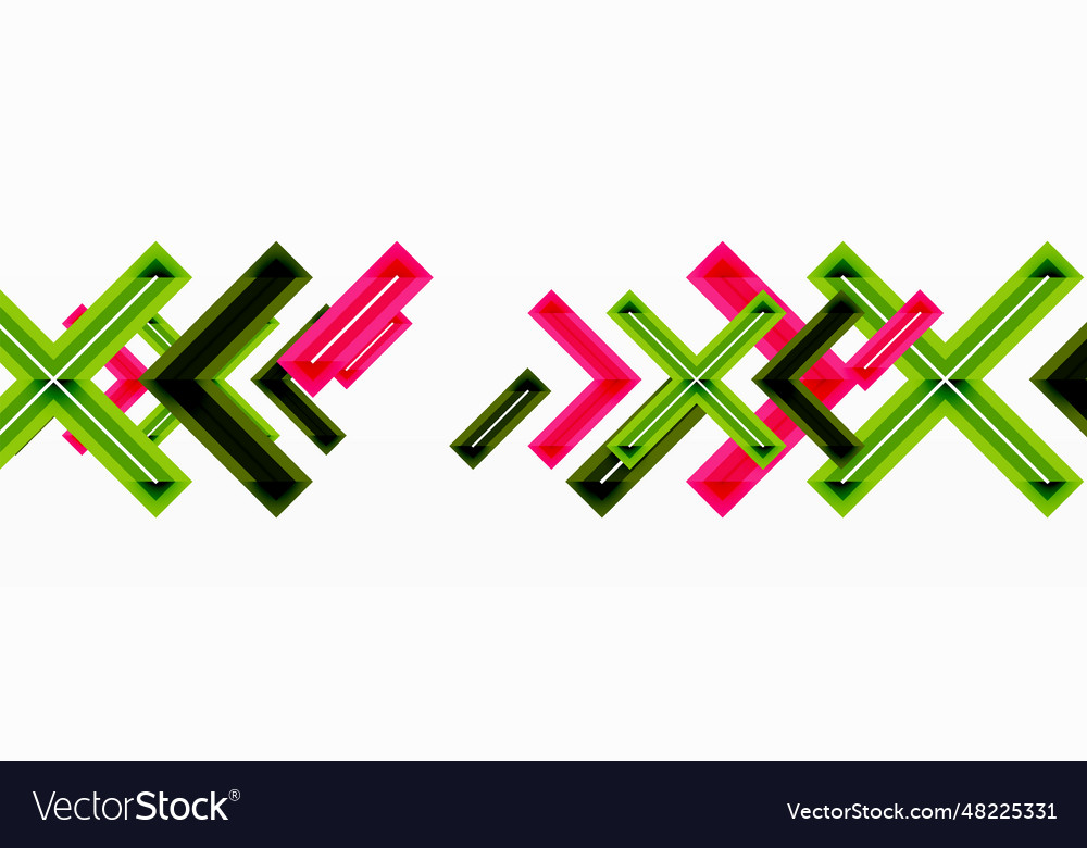 Cross line background minimal geometric template vector image Cross line background minimal geometric template