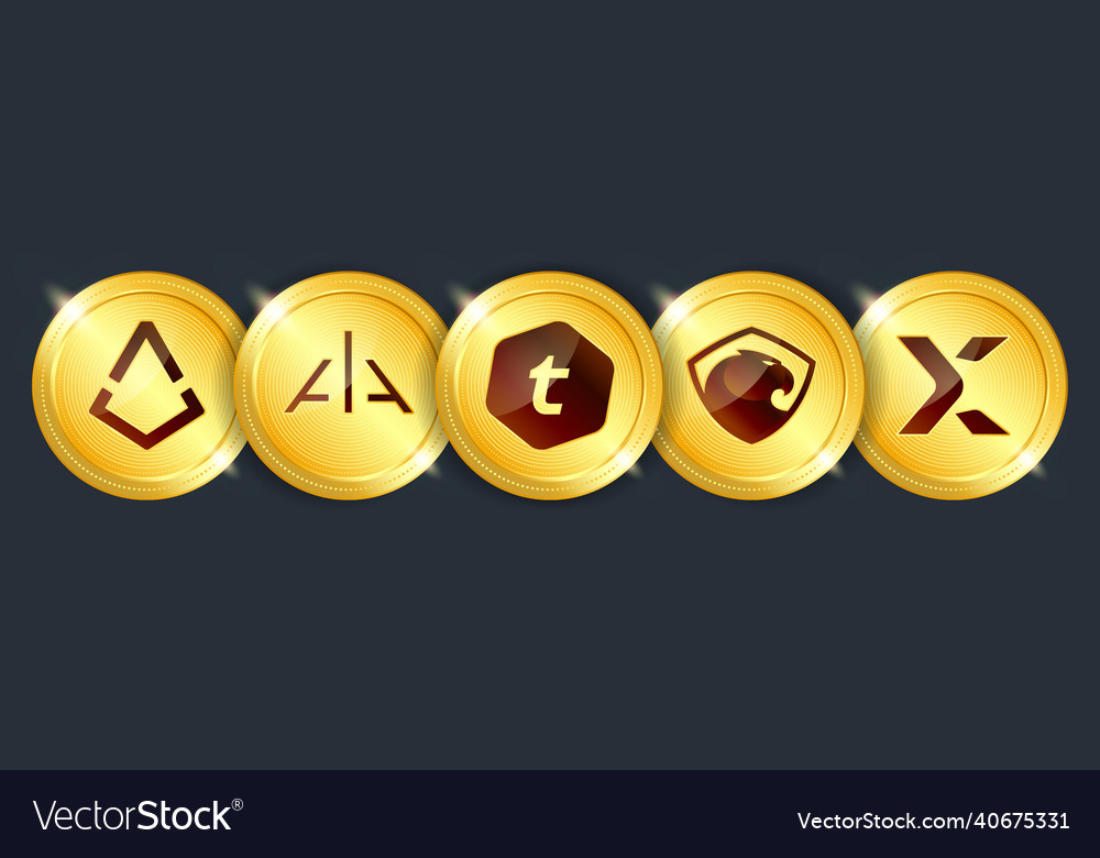 Crypto currency digital payment system blockchain vector image Crypto currency digital payment system blockchain