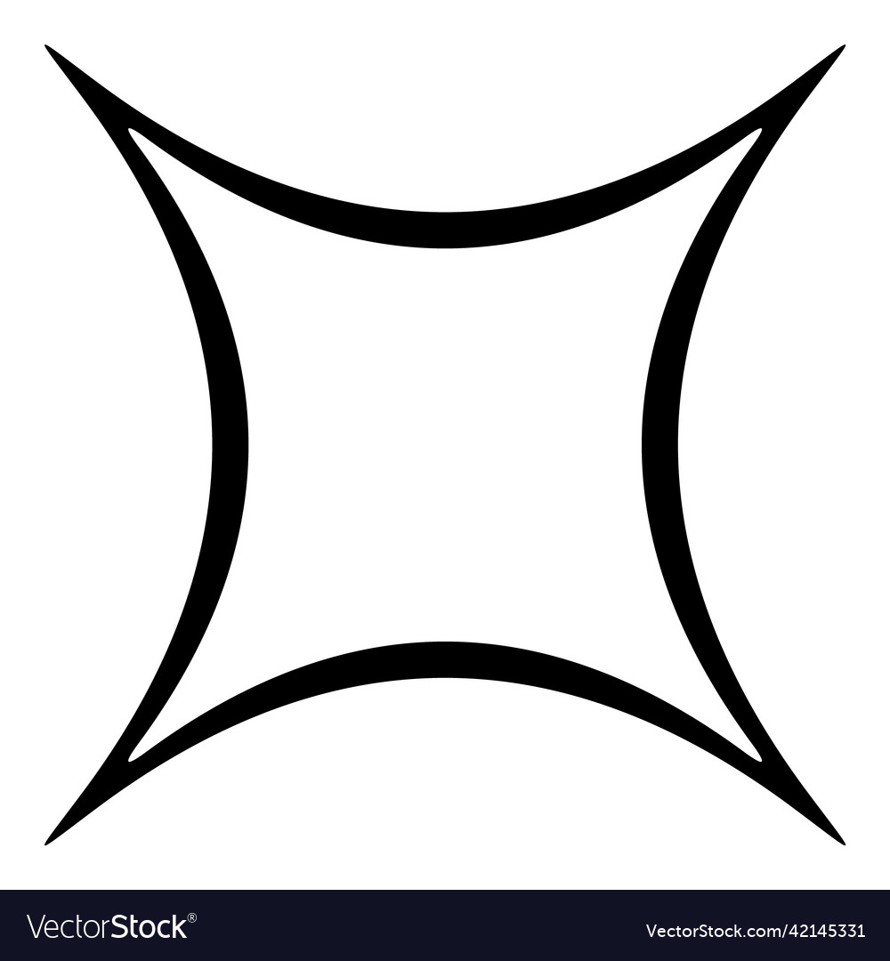 Shiny star flat icon isolated on white background Vector Image