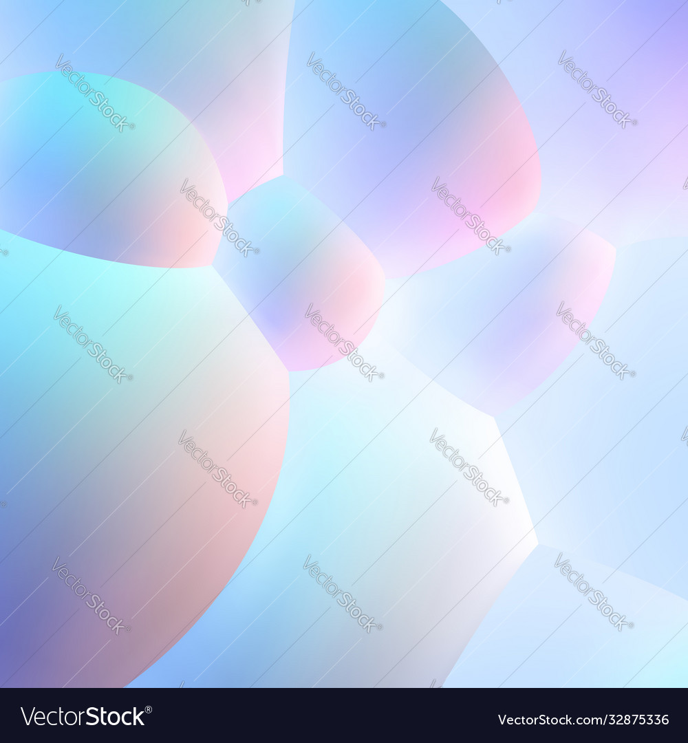 Abstract background with pearlescent soft bubbles vector image Abstract background with pearlescent soft bubbles