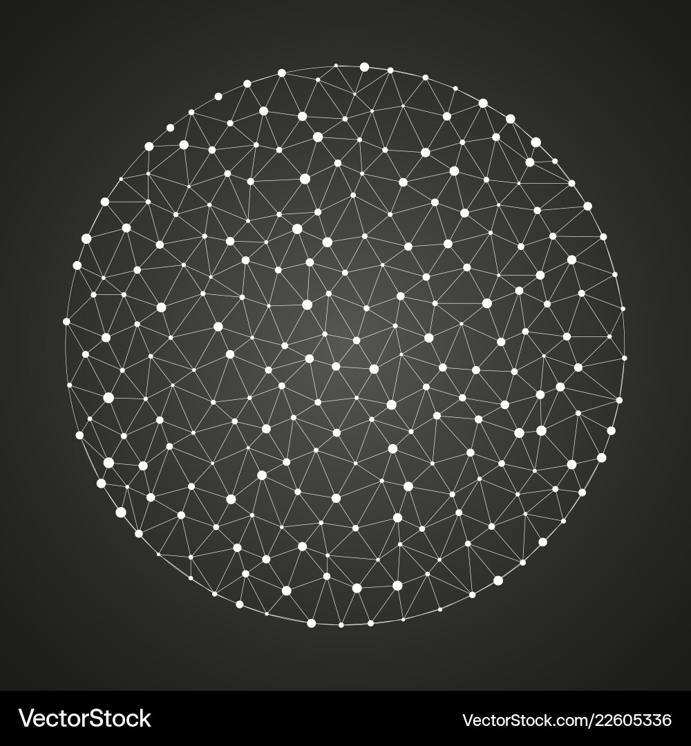 Background with molecules or structure Royalty Free Vector