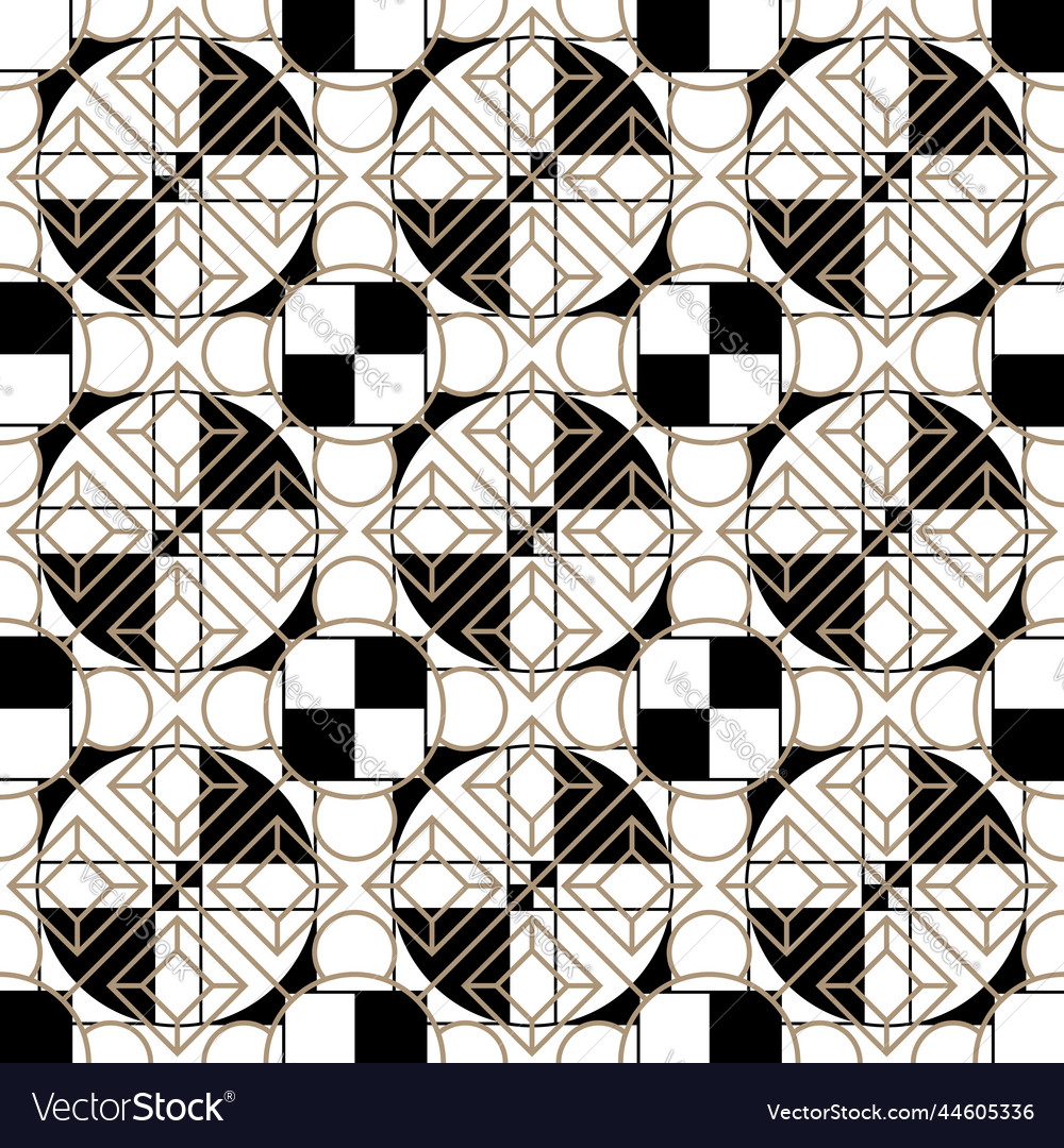 Geometric abstract pattern vector image Geometric abstract pattern
