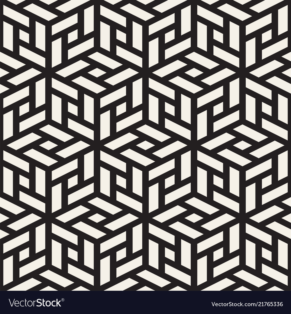 Modern Geometric Lattice Pattern