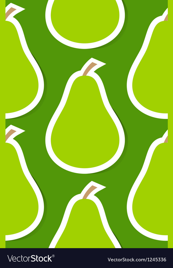 Seamless background with pear
