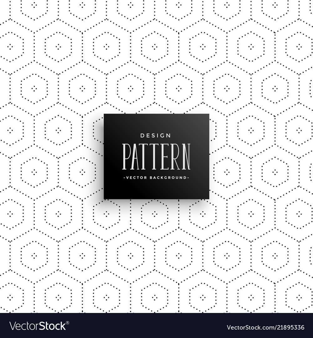 Subtiler Hexagonal Dot Muster
