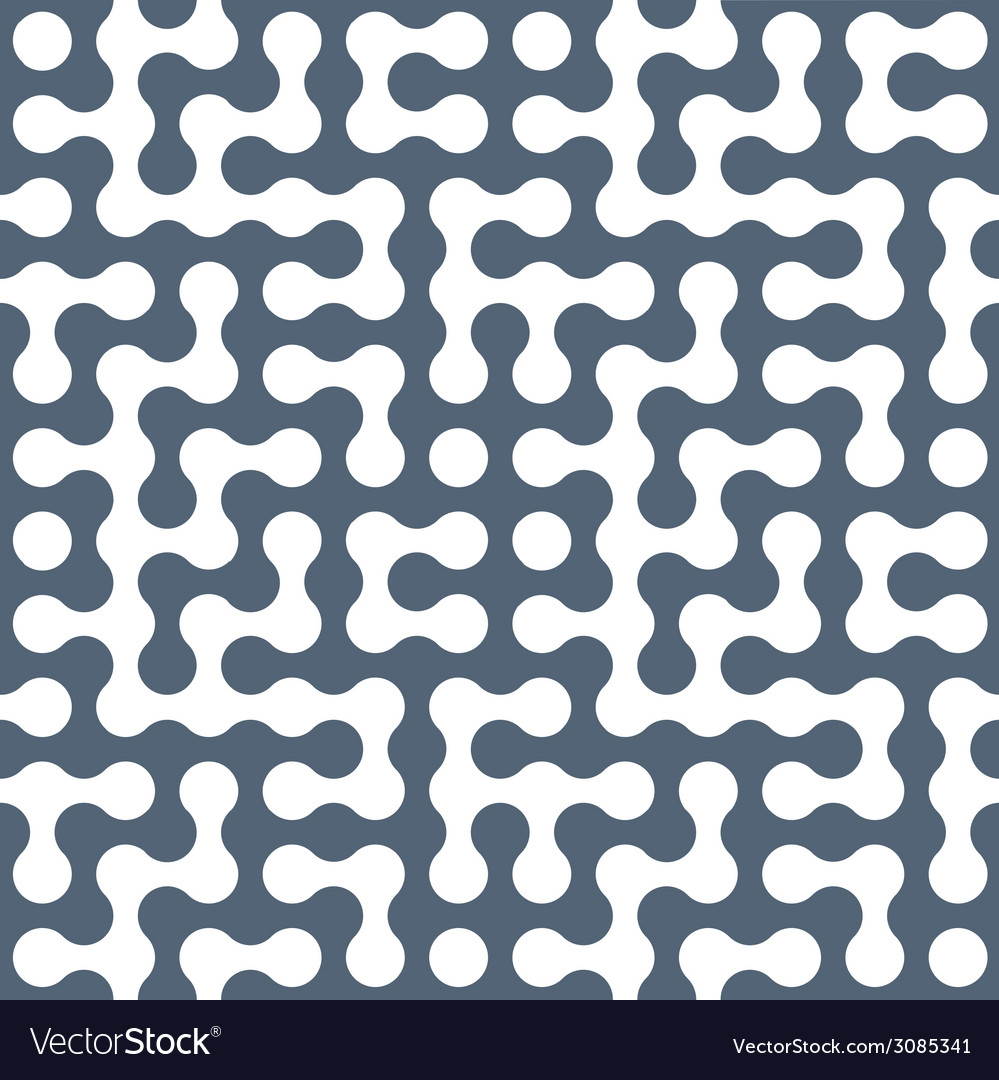 Connected dots geometric seamless pattern