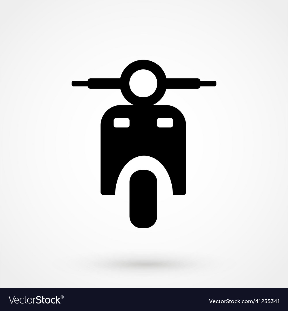 Scooter icon concept for design