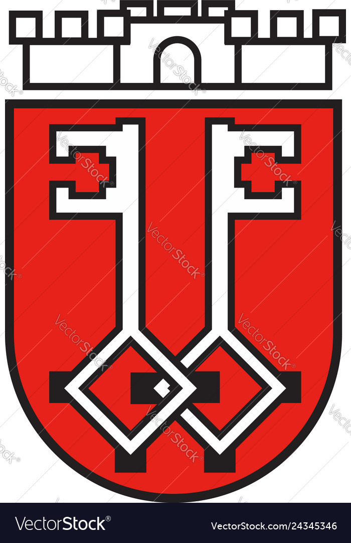 Coat of arms wittlich in bernkastel-wittlich Vector Image