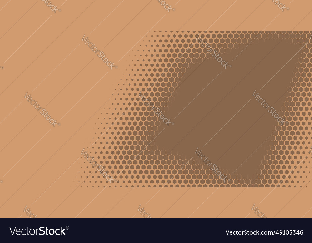 Geometric abstract hexagon two color background