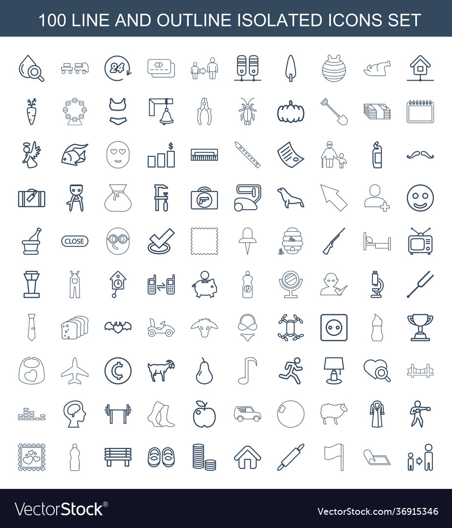 Isolated icons