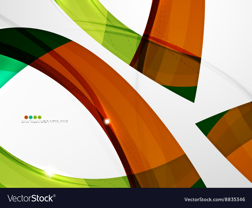 Leaf shape wave abstract background