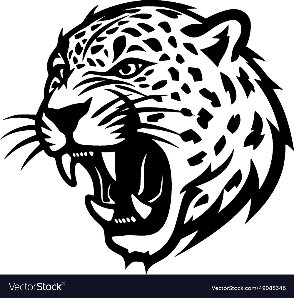 Leopard - minimalist and flat logo