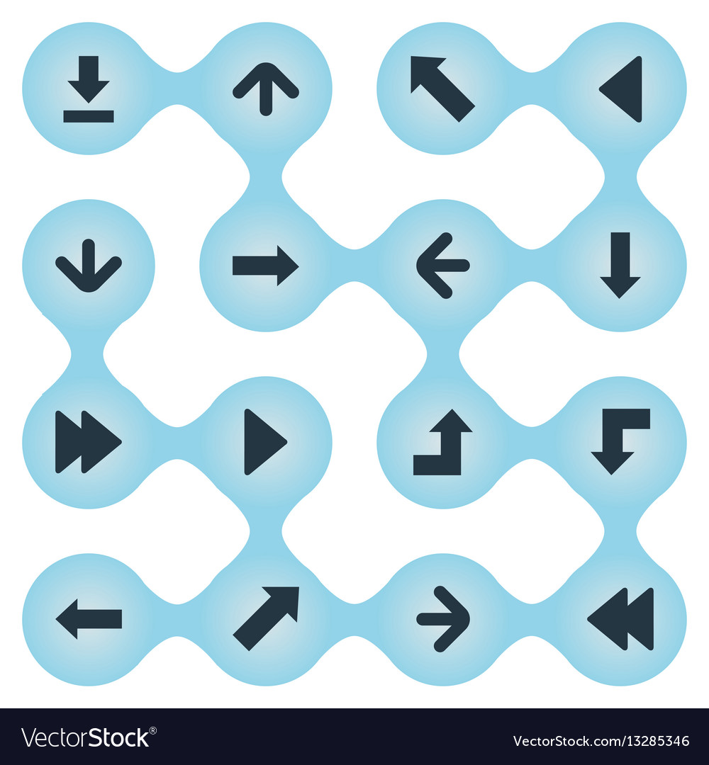 Set of 16 simple pointer icons can be found