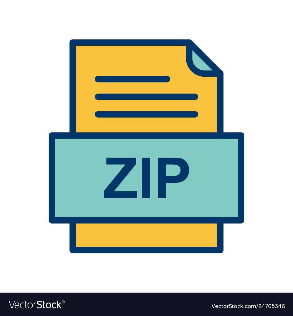 Zip file document icon