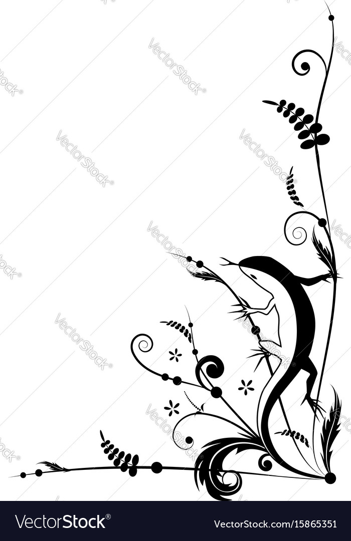 Background with lizard