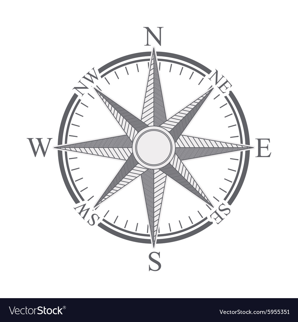 Compass design Royalty Free Vector Image - VectorStock