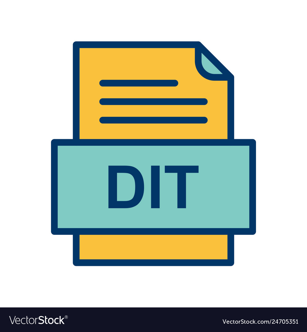 Dit file document icon