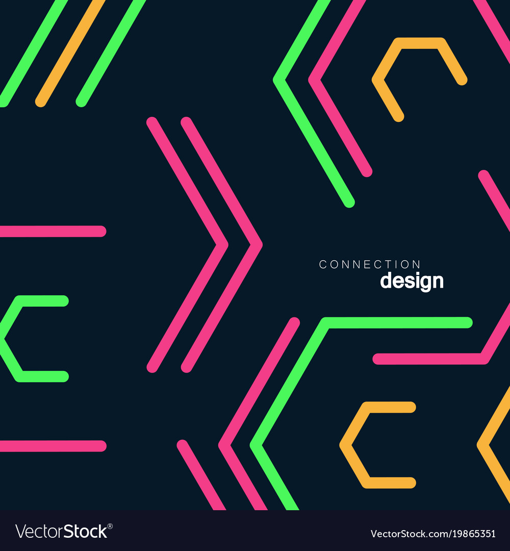 Geometric Hexagon Pattern Background