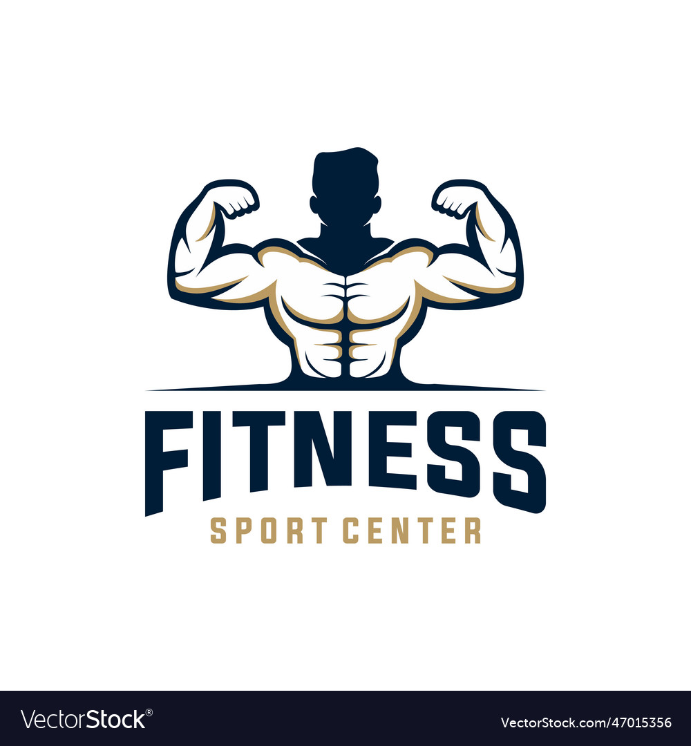 Fitness logo design template