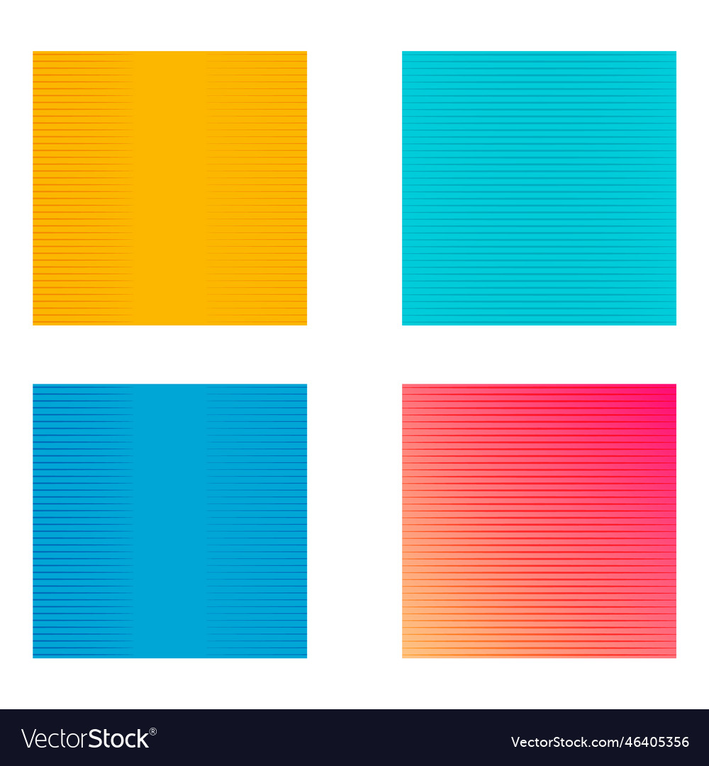 Set of graphic web background horizontal line vector image Set of graphic web background horizontal line