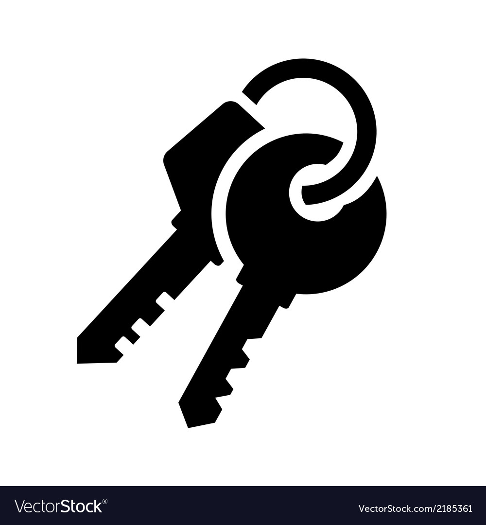 Keys icon Royalty Free Vector Image - VectorStock