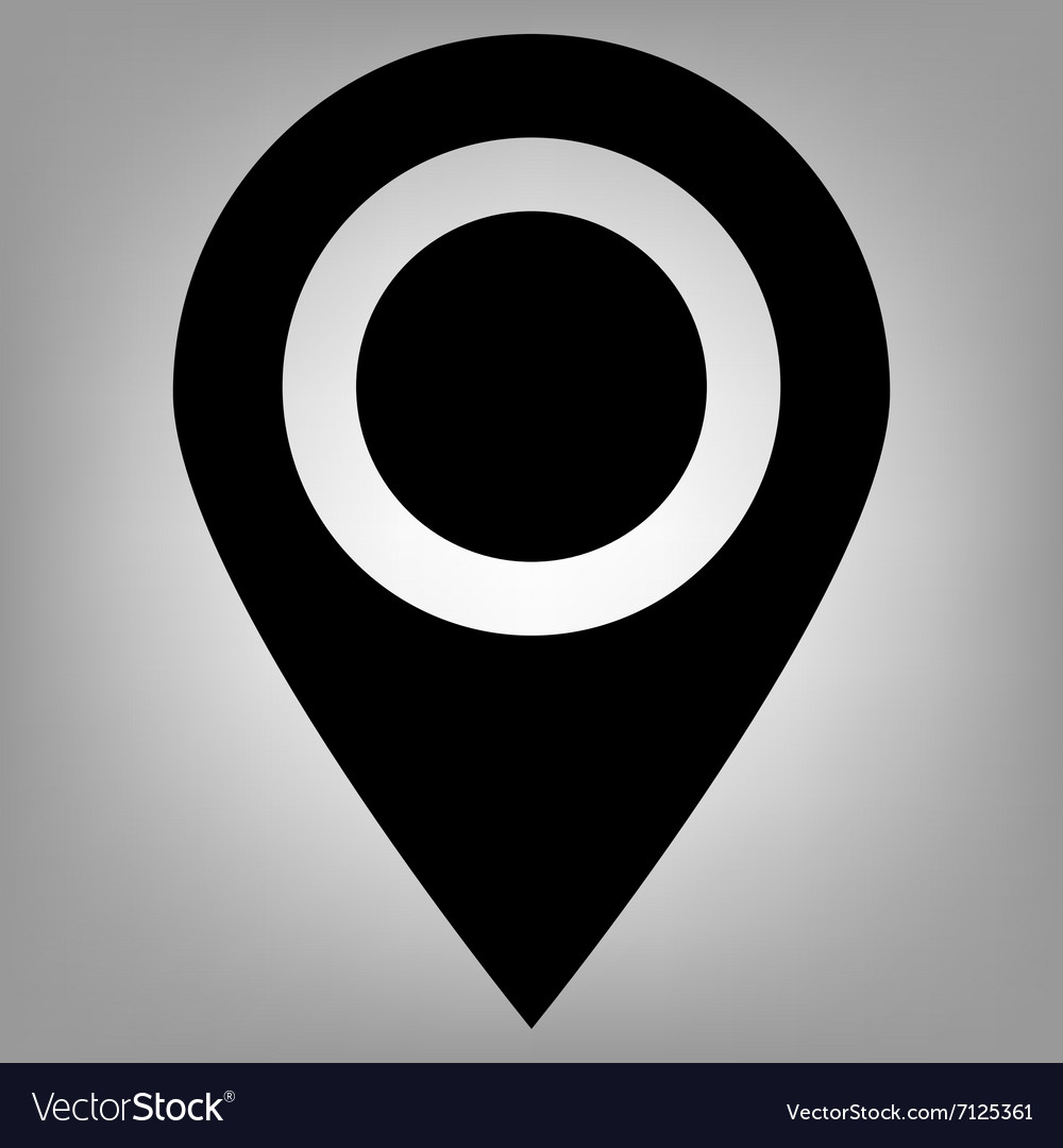 Locator flat icon Royalty Free Vector Image - VectorStock