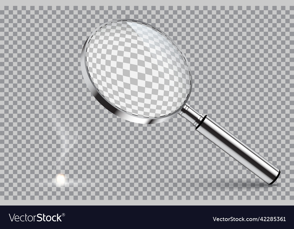 Magnifying glass starting fire Royalty Free Vector Image