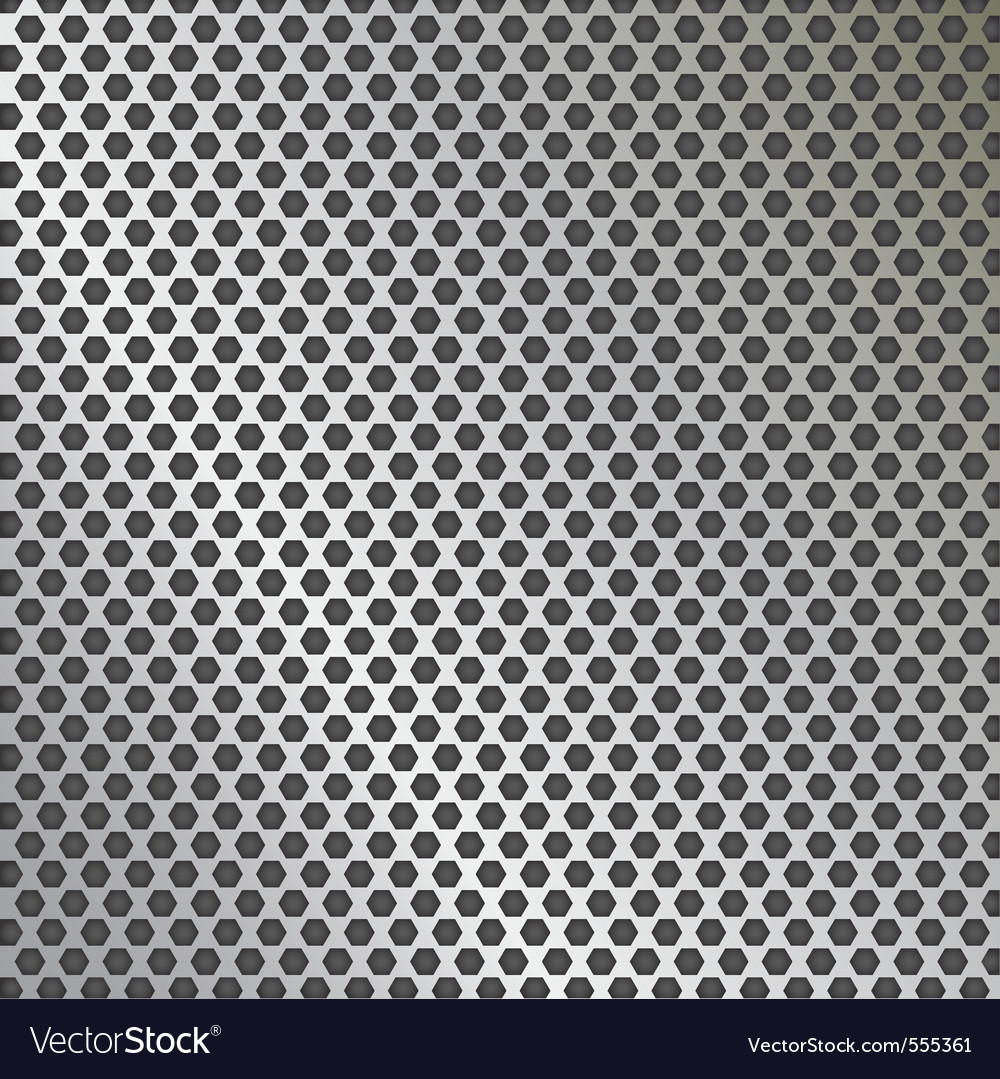 Metal Texture Pattern With Holes Royalty Free Vector Image