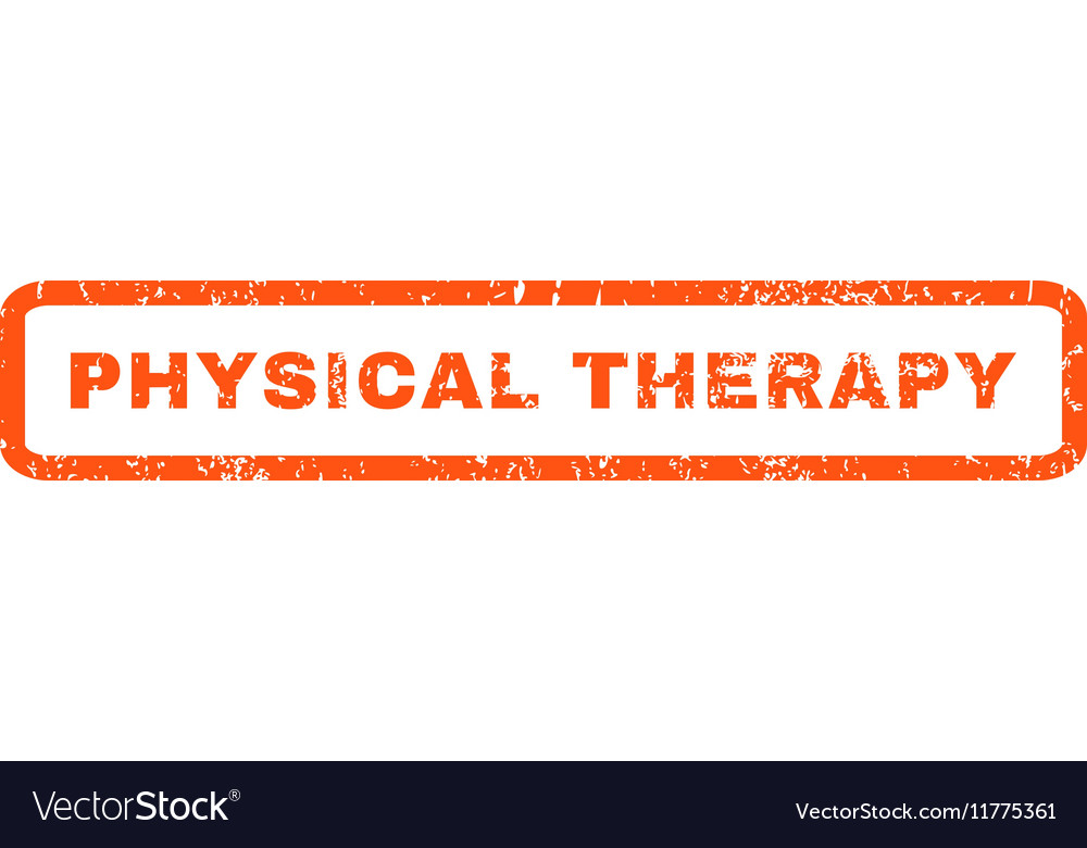 Physical Therapy Rubber Stamp Royalty Free Vector Image