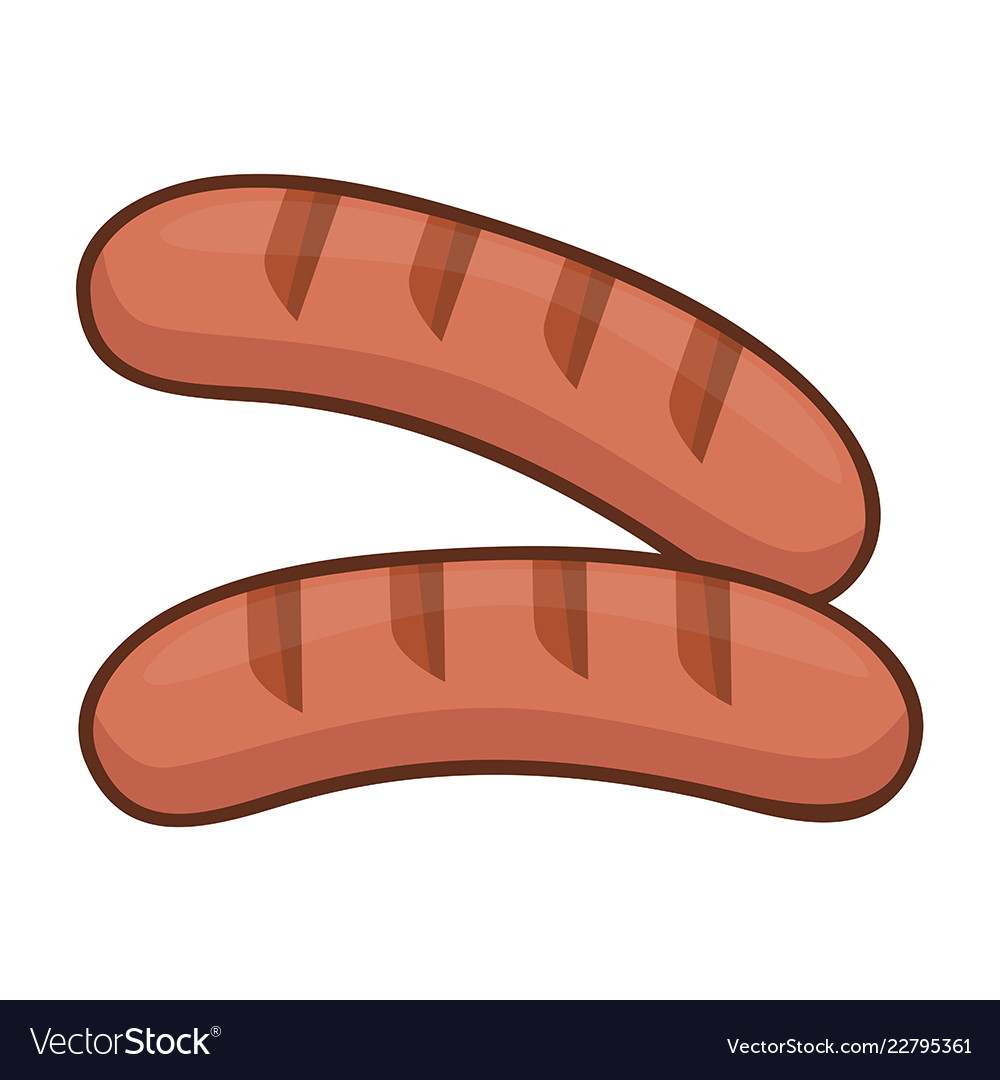 Sausage isolated