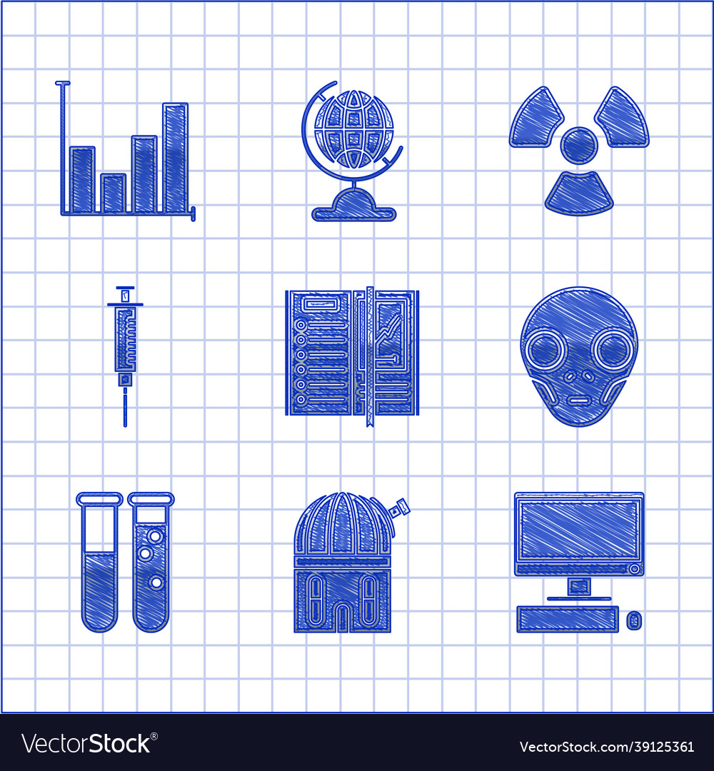Set notebook computer monitor with keyboard vector image Set notebook computer monitor with keyboard