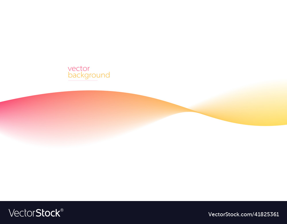 Smooth flow of wavy shape with gradient abstract