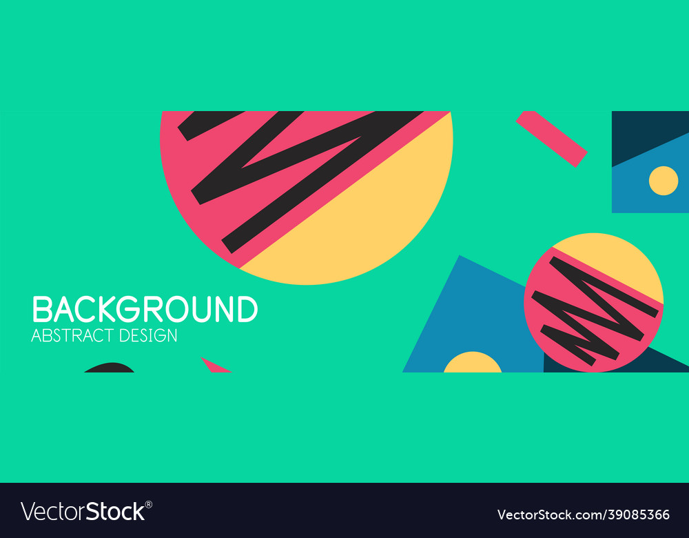 Abstract background with blocks lines geometric vector image Abstract background with blocks lines geometric