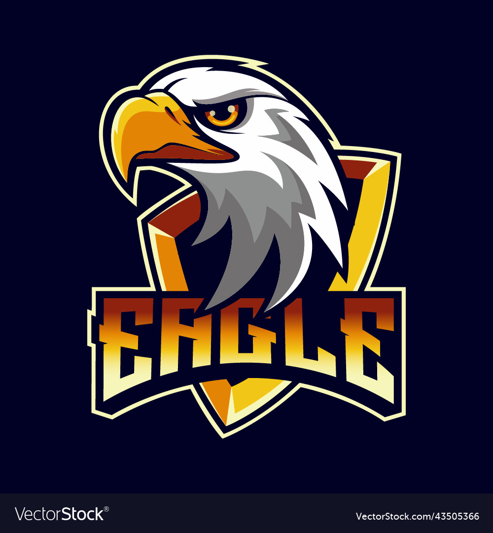 Eagle mascot logo Royalty Free Vector Image - VectorStock