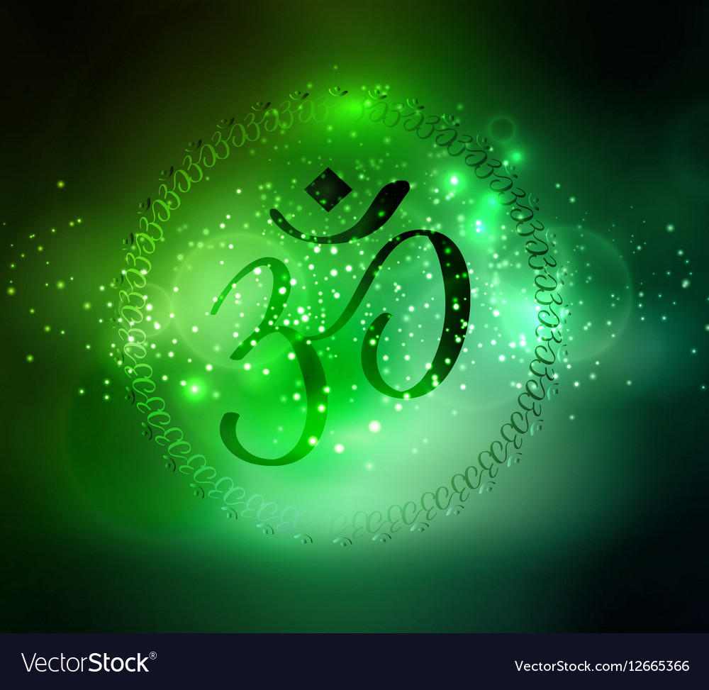 Om sign and symbol Royalty Free Vector Image - VectorStock