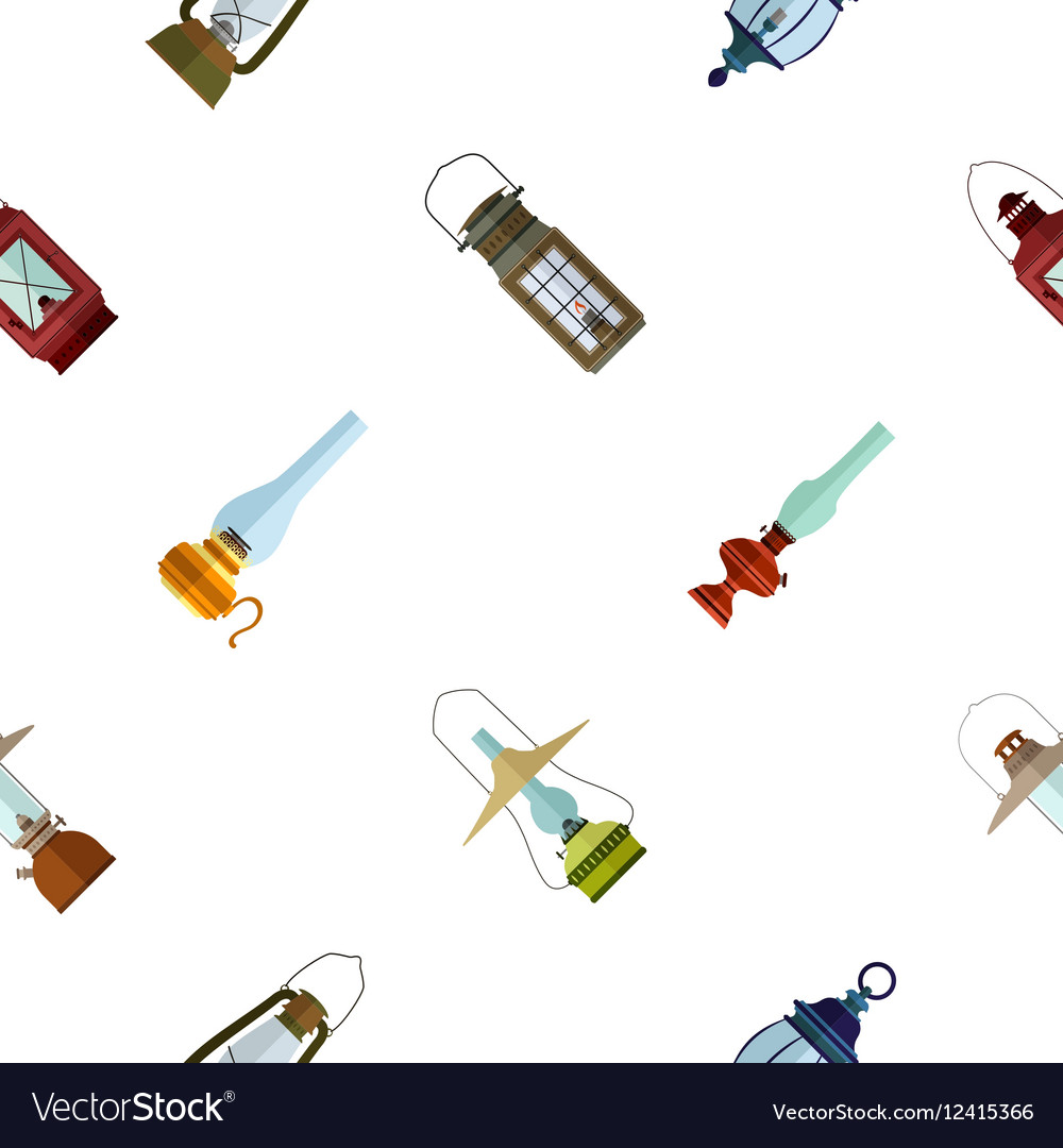 Seamless pattern with lanterns