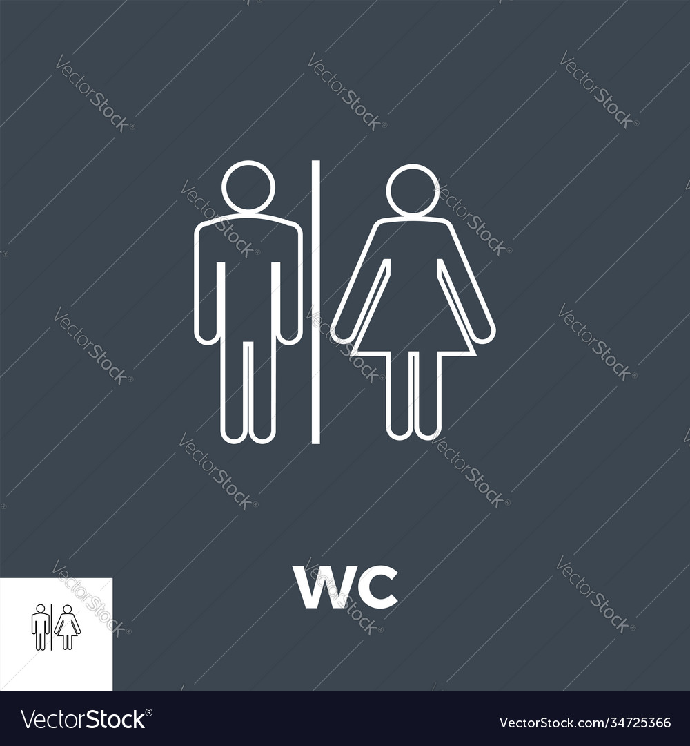 Toilet Icon - WC Symbol