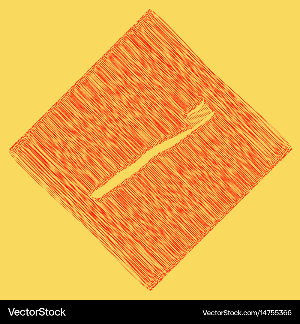 Toothbrush with applied toothpaste portion Vector Image
