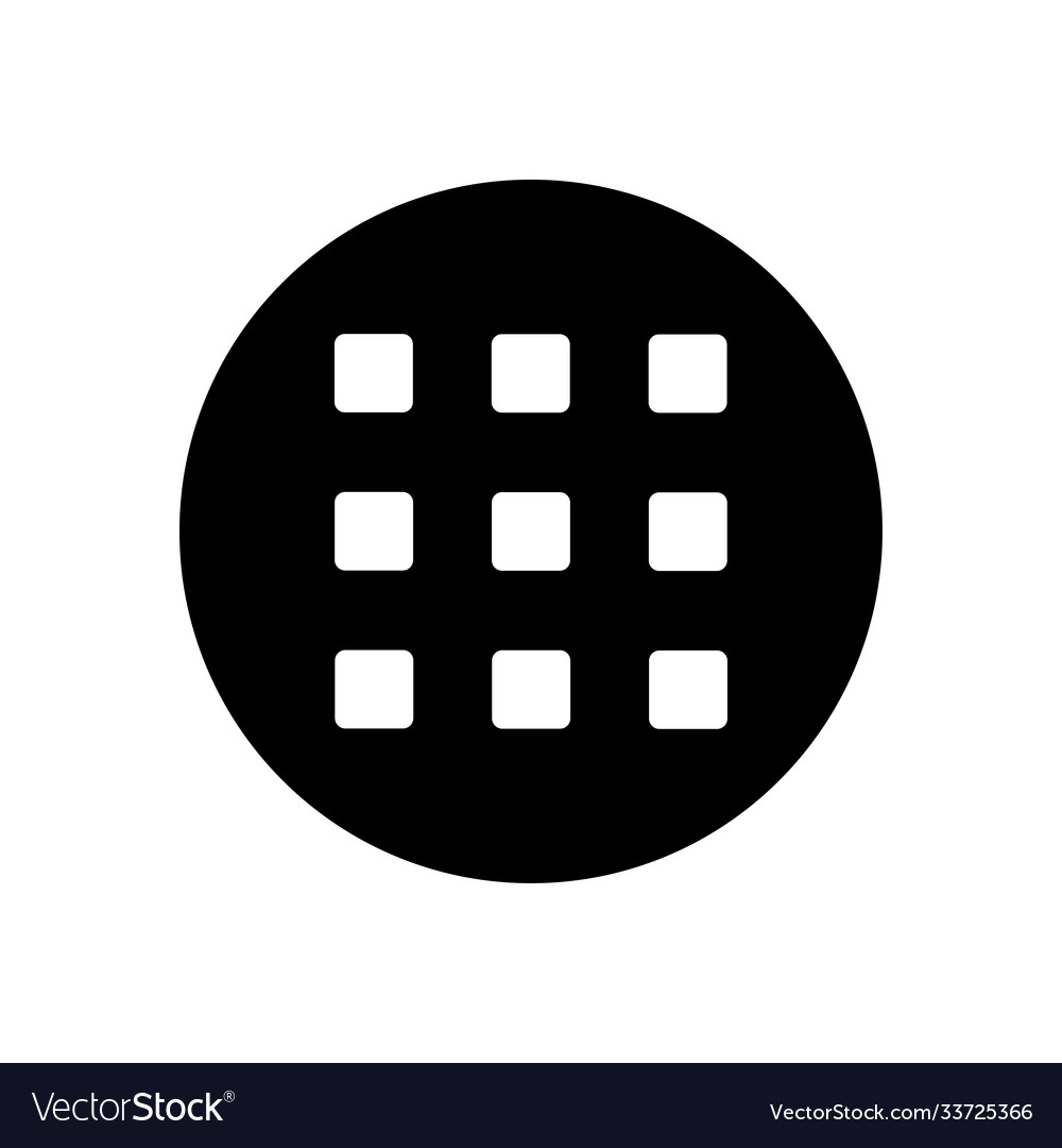 Web menu icon concept buttons flat design