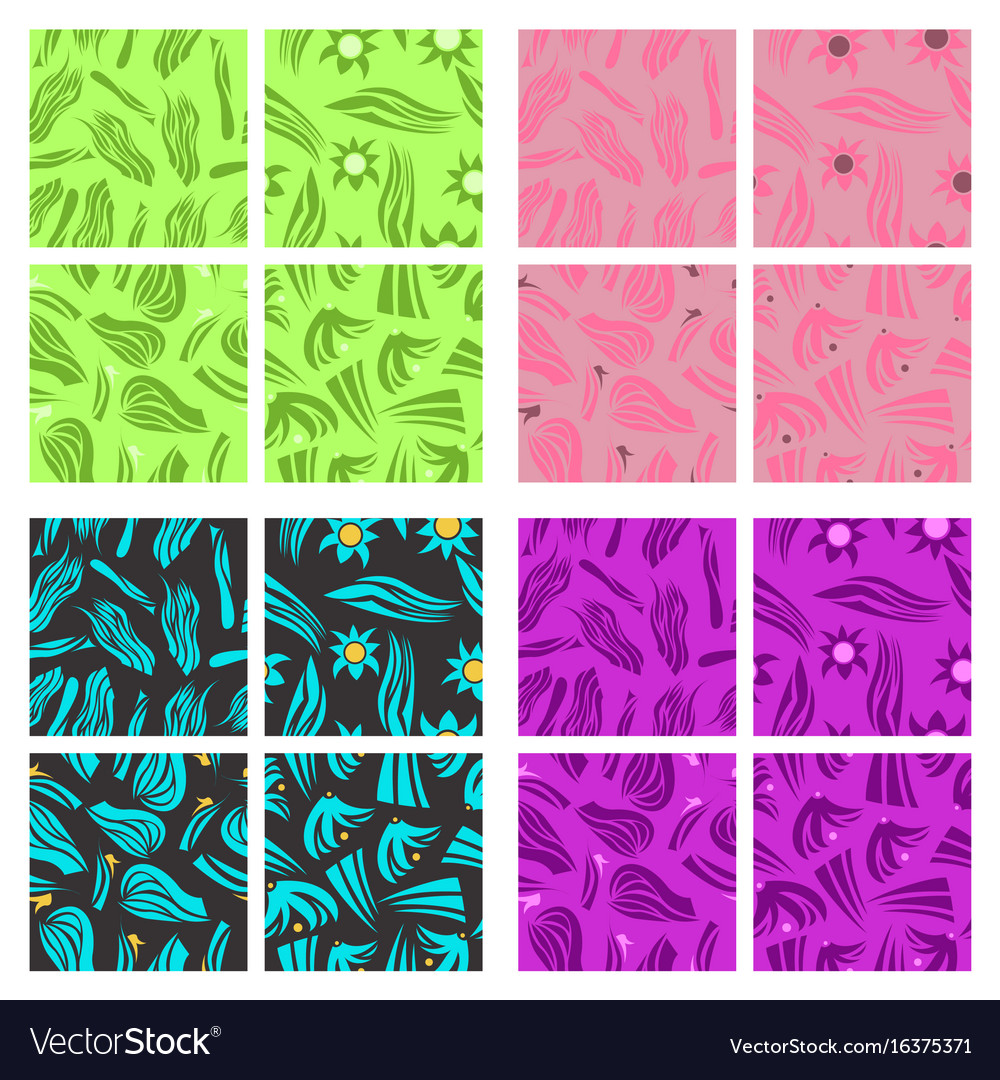 Assembly of patterns in bright style