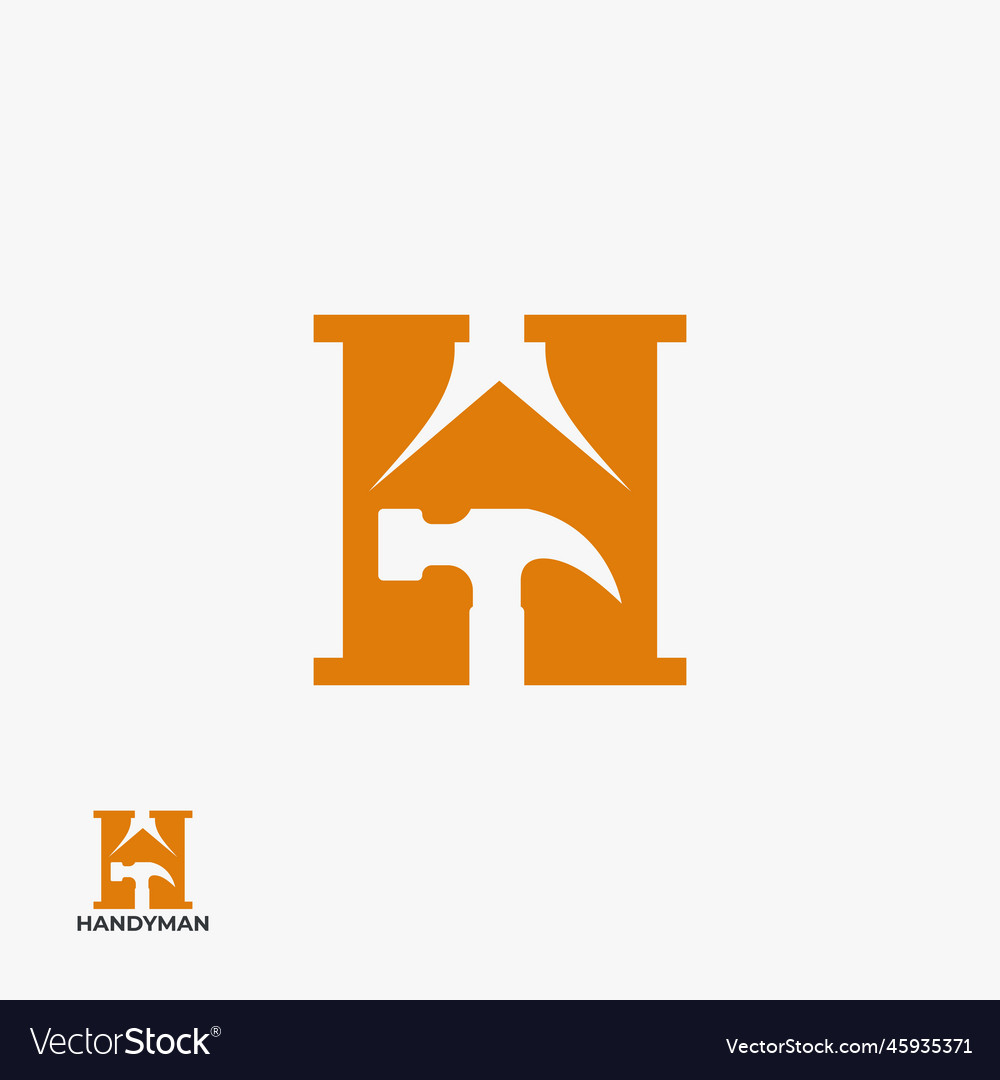 Handyman logo Royalty Free Vector Image - VectorStock