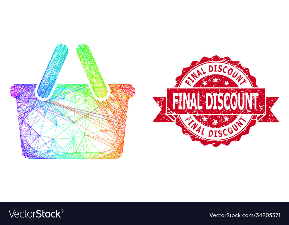 Scratched final discount seal and lgbt colored net