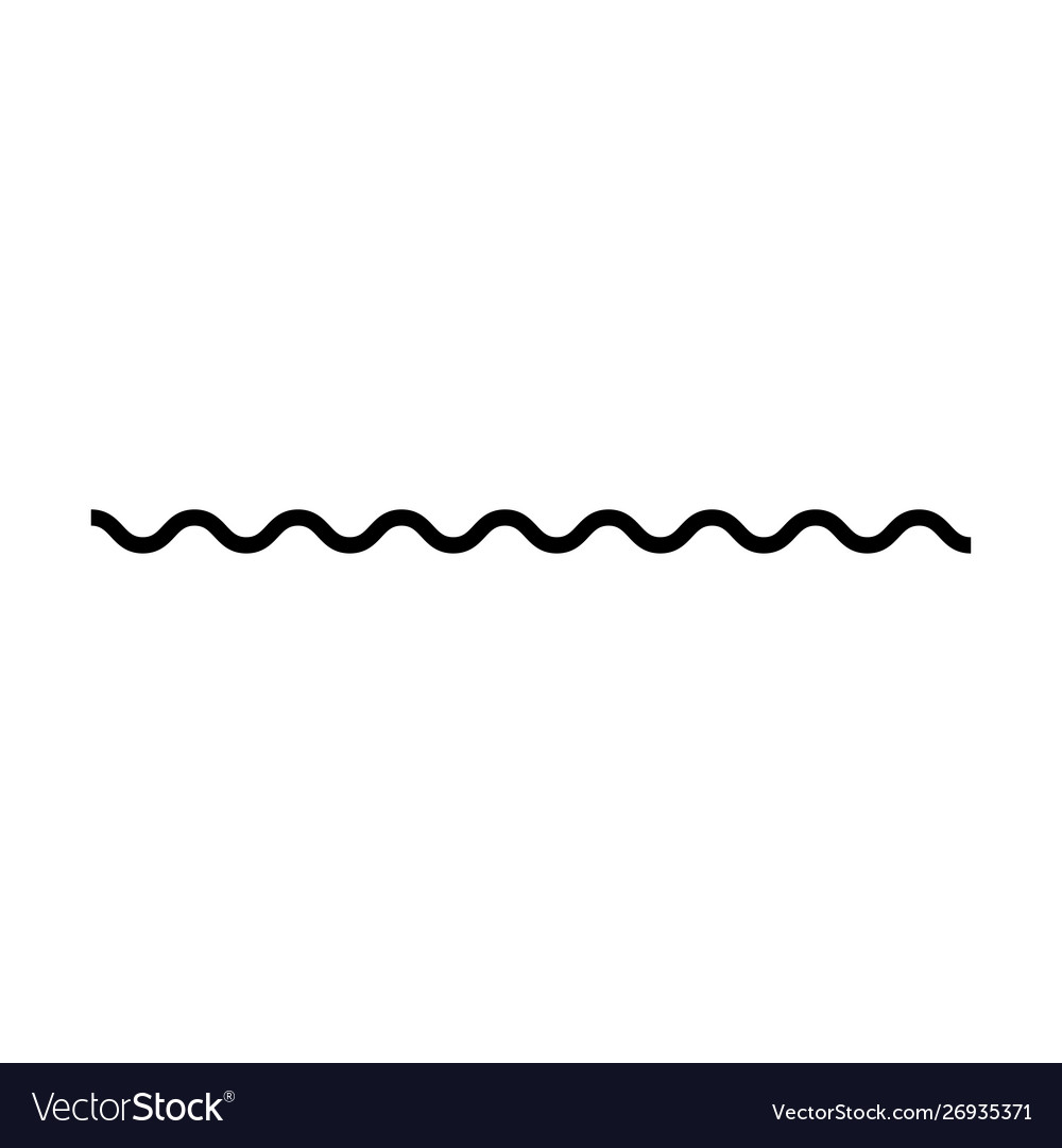 Thin Wavy Lines - Zigzag Pattern