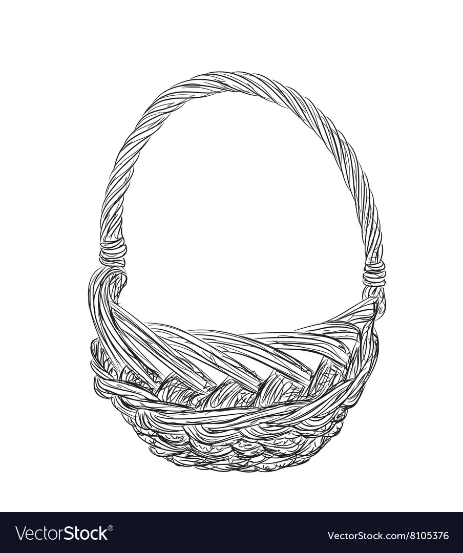 basket sketch