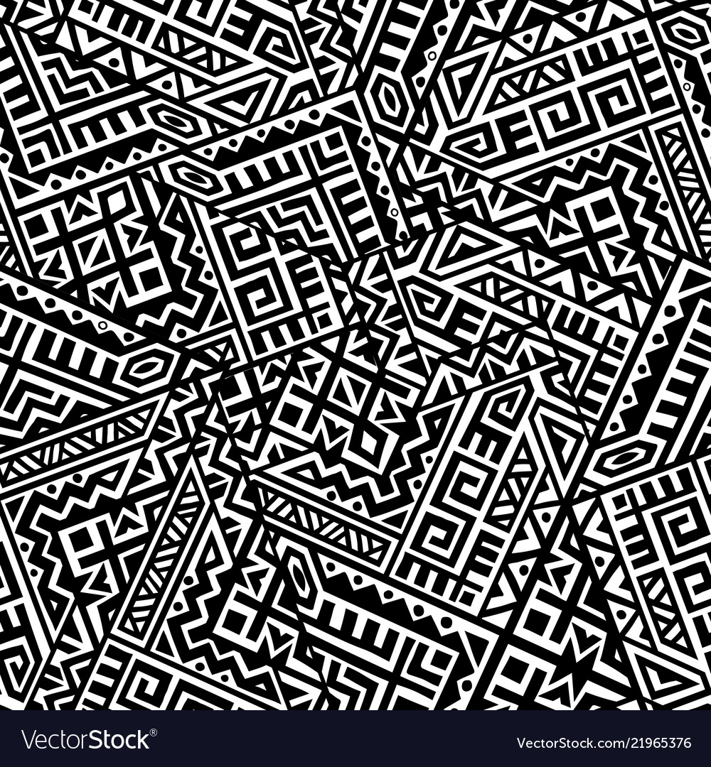 Creative geometric seamless pattern