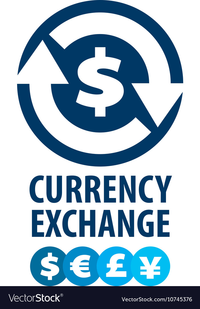 Logo currency exchange Royalty Free Vector Image