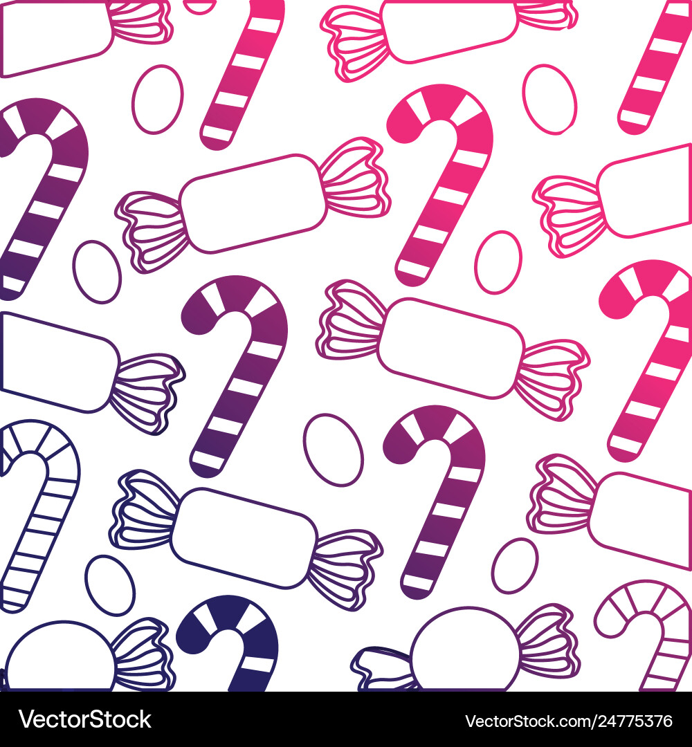 Sweet candies icon pattern Royalty Free Vector Image