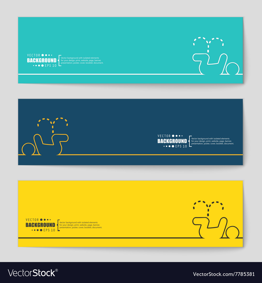 Concept banner background Royalty Free Vector Image